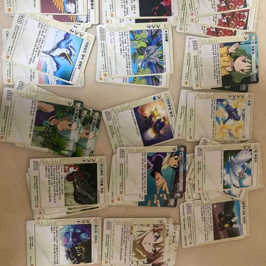 [BUNJANG] Live On Full Set Cards Bundle / 라이브온 대공계 카드 일괄 판매