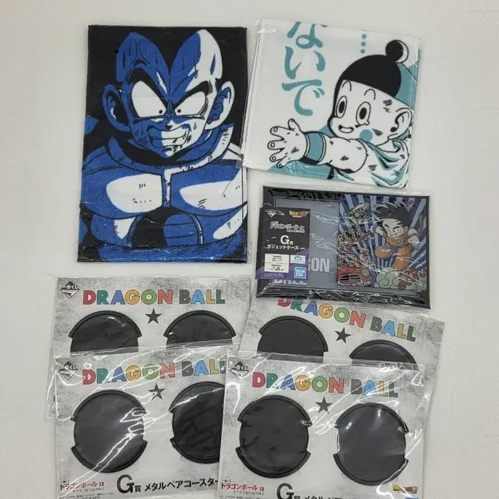 [BUNJANG] Dragon Ball Ichiban Kuji Lot (2 Towels, 4 Coasters, 1 Pouch) / 드래곤볼 제일복권 하위상(타월2, 컵받침4, 파우치1)