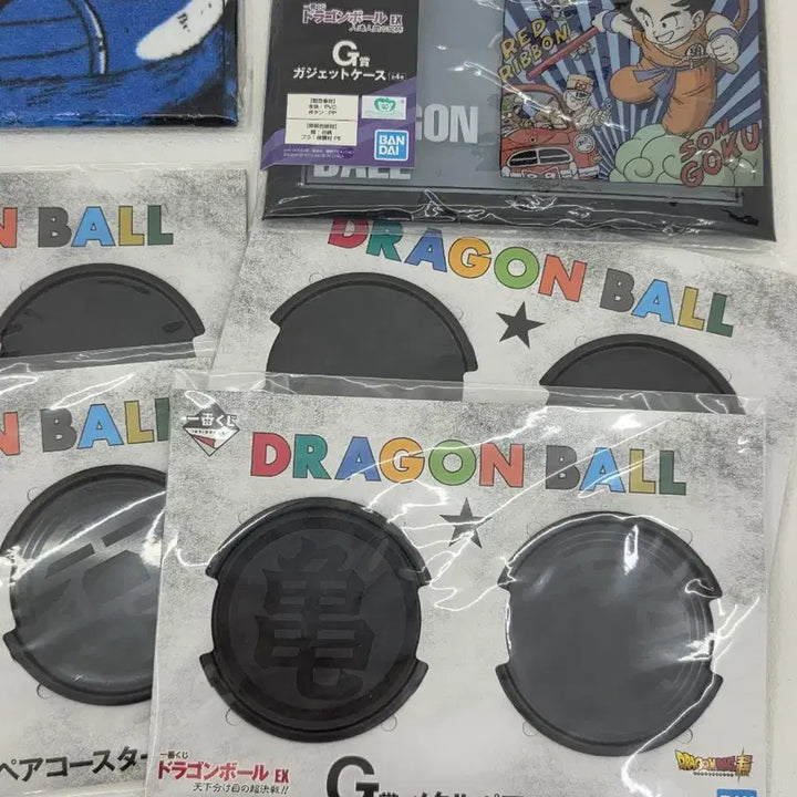 [BUNJANG] Dragon Ball Ichiban Kuji Lot (2 Towels, 4 Coasters, 1 Pouch) / 드래곤볼 제일복권 하위상(타월2, 컵받침4, 파우치1)