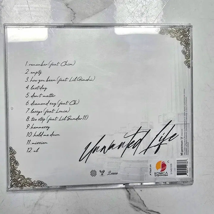 [BUNJANG] ROYAL44 Unwanted Life Autographed Album / 로얄44 - Unwanted Life 친필 사인반 앨범 (급전)