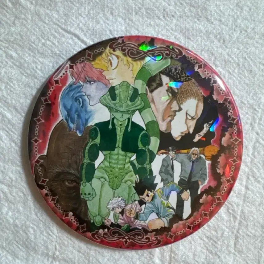 [BUNJANG] Hunter x Hunter Chimera Ant Arc Original Sketch Can Badge Rare / 헌터헌터 키메라앤트 점프샵 원화 캔뱃지 레어
