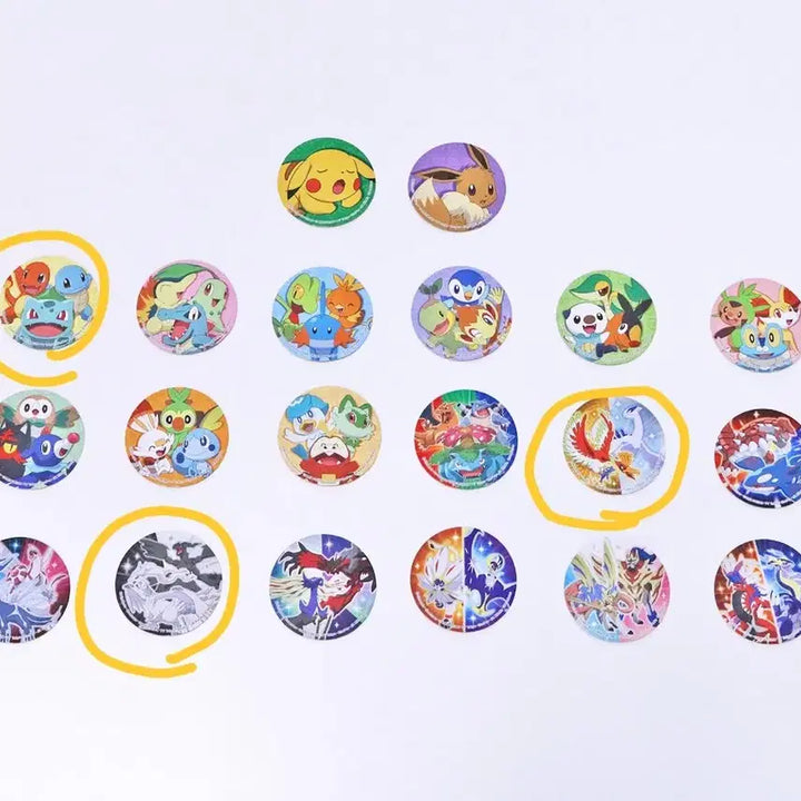 [BUNJANG] Pokemon 30th Anniversary Cup Noodle Collaboration Stickers / 일본판 포켓몬 스티커