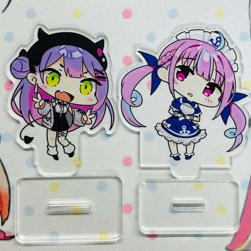 [BUNJANG] Hololive Minato Aqua &amp; Tokoyami Towa Acrylic Stand Bundle Set / 홀로라이브 아크릴 스탠드 일괄 미나토 아쿠아/ 토코야미 토와