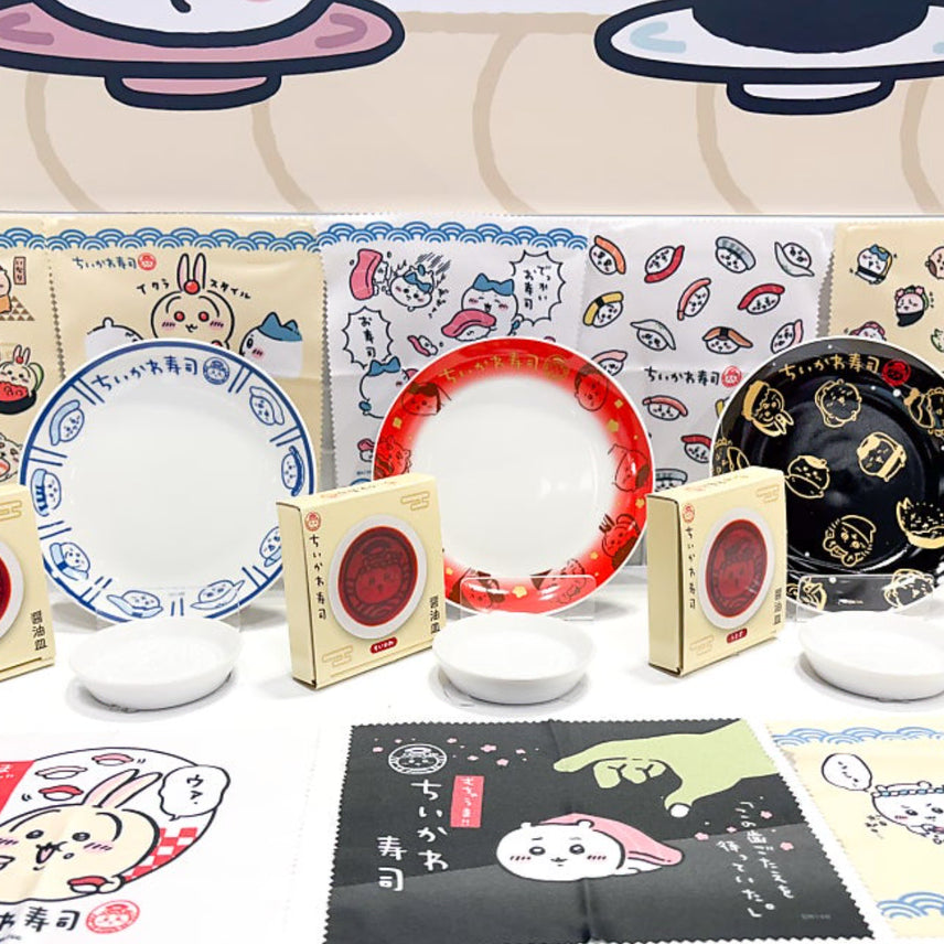 [BUNJANG] Chiikawa Sushi Plate (Sky Blue) / 치이카와 스시 보통 접시 판매합니다 (하늘색)