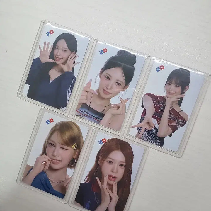 [BUNJANG] Rizenne Domino Pizza Photocard Bundle Set / 리센느 도미노 포토카드 풀세트 일괄
