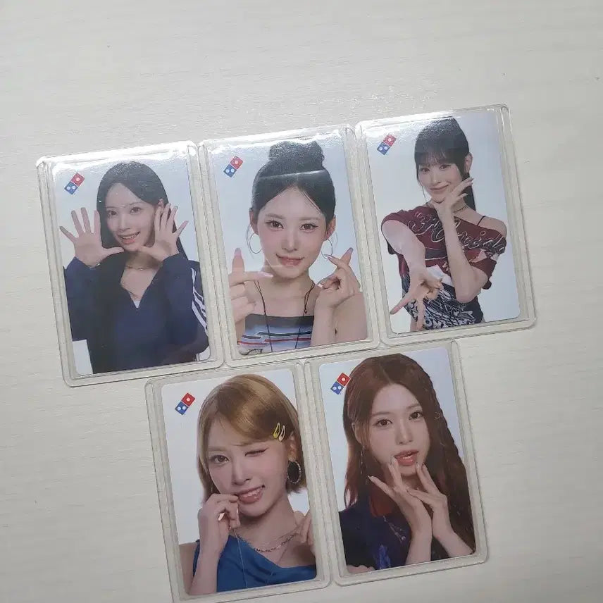 [BUNJANG] Rizenne Domino Pizza Photocard Bundle Set / 리센느 도미노 포토카드 풀세트 일괄