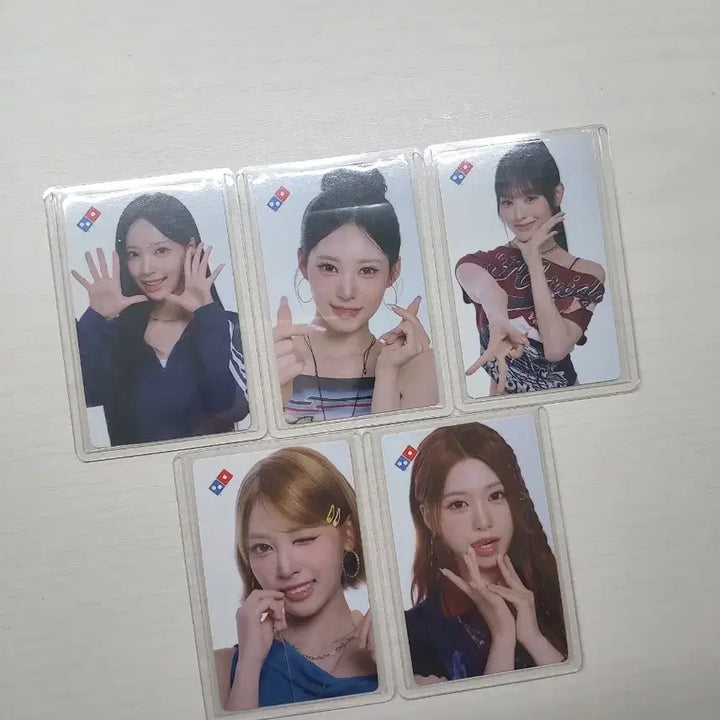 [BUNJANG] Rizenne Domino Pizza Photocard Bundle Set / 리센느 도미노 포토카드 풀세트 일괄