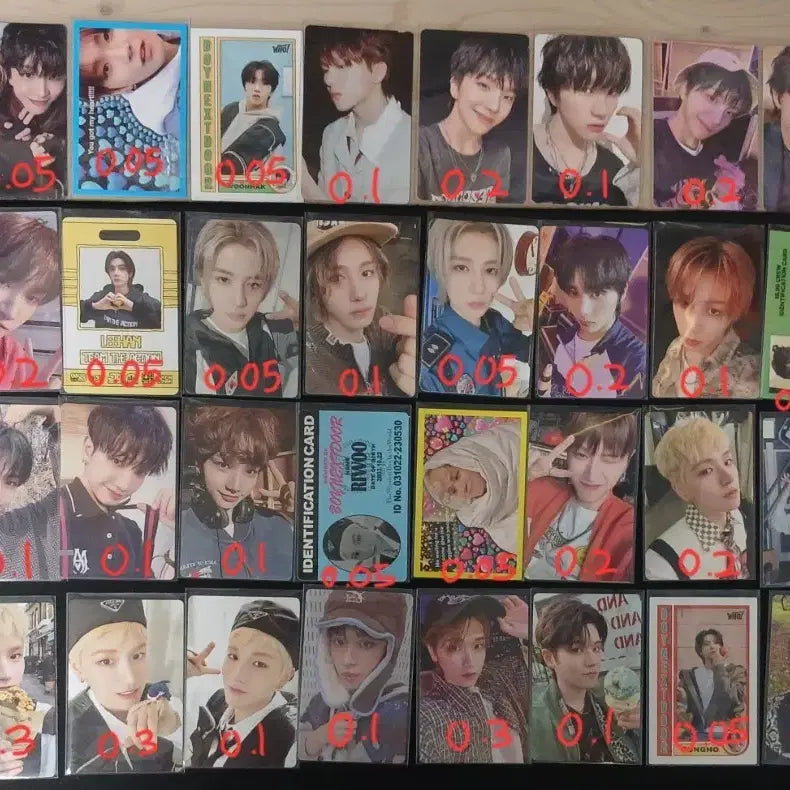 [BUNJANG] BOYNEXTDOOR Photocard Bundle Set / 급처)) 보넥도 포카 일괄 판매