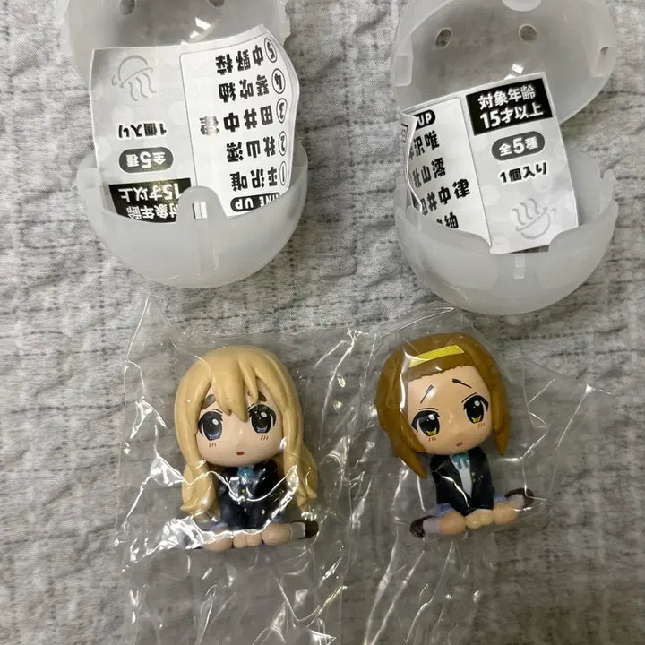 [BUNJANG] K-ON! Machiboke Gacha Figures - Ritsu Tsumugi (Sealed) / 케이온 마치보우케 마치보케 언제오려나 가챠 미개봉 리츠 츠무기