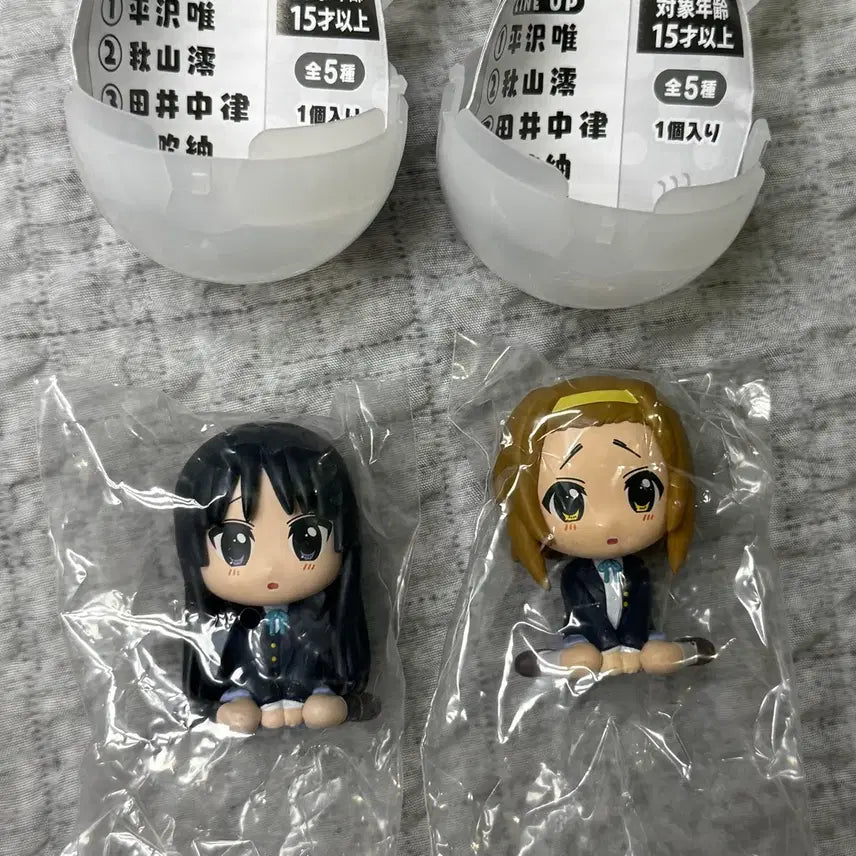 [BUNJANG] K-On! Machiboke Gacha Figure - Ritsu &amp; Mio (Sealed) / 케이온 마치보우케 마치보케 언제오려나 가챠 미개봉 리츠 미오