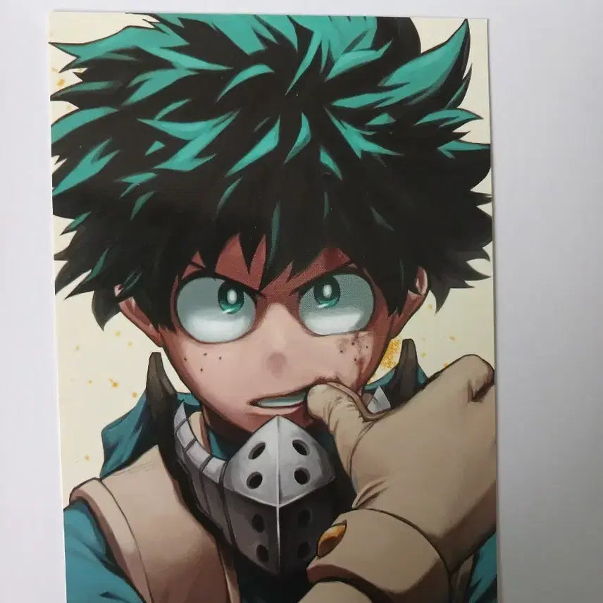 [BUNJANG] My Hero Academia Izuku Midoriya Illustration Postcard / 나의 히어로 아카데미아 미도리야 일러스트 엽서
