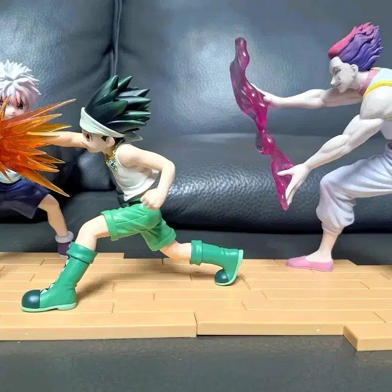 [BUNJANG] Hunter x Hunter Gon, Killua, Hisoka G.I. Grid Island Figure Bundle Set / 헌터헌터 곤,키르아,히소카 G.I 그리드아일랜드 피규어 일괄