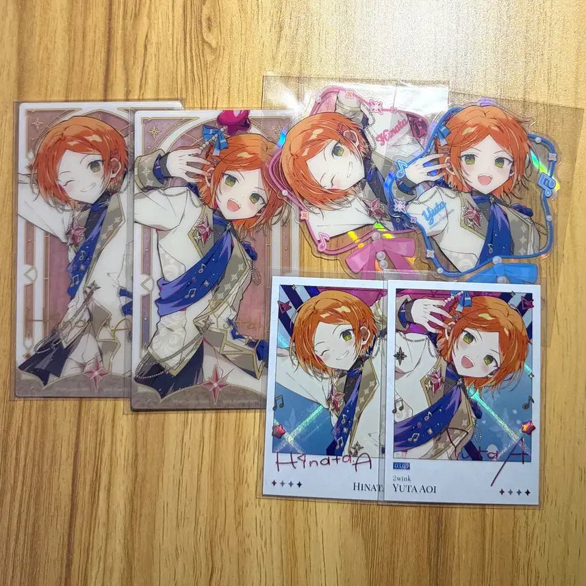 [BUNJANG] Ensemble Stars Spotlight on Stage Polaroid Theme Clear Card Twinkle Hinata Yuta / 앙스타 스포트라이트 온 스테이지 폴라 폴라로이드 테마 클리어 카드 드림 클카 트윙크 히나타 유우타