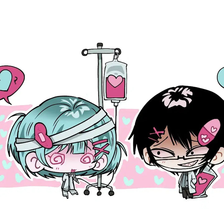 [BUNJANG] SD 2-Person Custom Illustration Commission / SD 2인 페어 고정틀 그림커미션