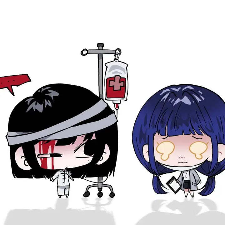 [BUNJANG] SD 2-Person Custom Illustration Commission / SD 2인 페어 고정틀 그림커미션