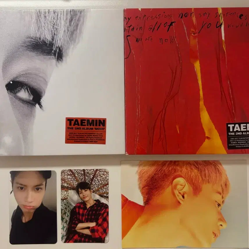 [BUNJANG] Taemin Move Album Set (Postcard, Photocard Included) / 태민 무브 앨범 세트 (엽서,포카O)