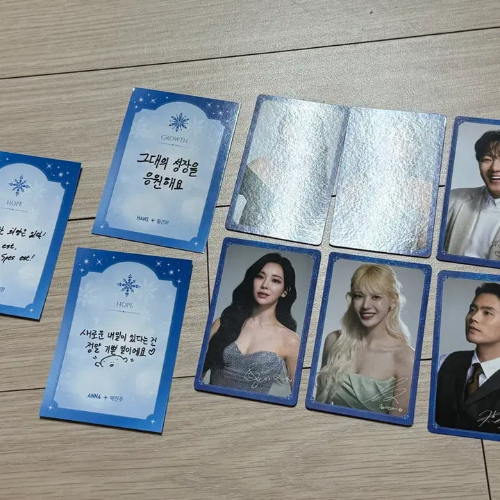 [BUNJANG] Frozen Musical Cast Message Card Bundle / 겨울왕국 뮤지컬 팝업 뮤배 포토카드