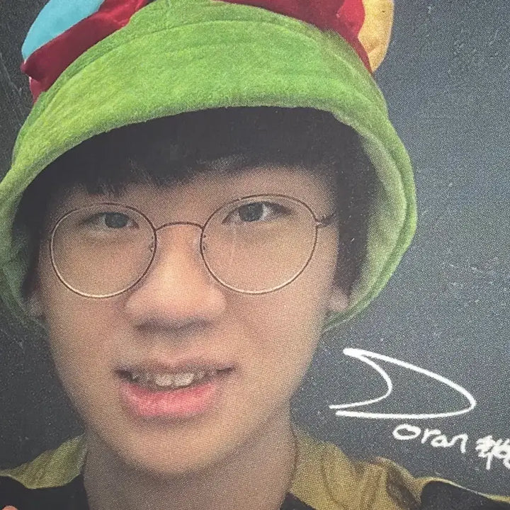 [BUNJANG] T1 Doran Teemo Hat Photocard / 젠지시절 티원 도란 티모모자 포카 포토카드