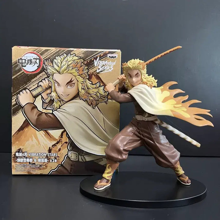 [BUNJANG] Demon Slayer Kyojuro Rengoku Vibration Stars Figure (Unsealed) / 개봉품 귀멸의칼날 렌고쿠 피규어 렌고쿠 바이브레이션 피규어 렌고쿠세피아