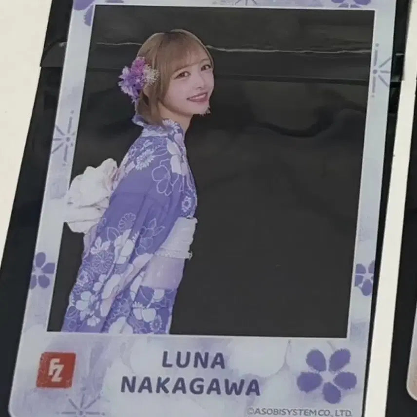 [BUNJANG] Fruits Zipper Nakagawa Luna Yukata Clear Trading Card / 후르츠지퍼 나카가와 루나 유카타 클리어토레카