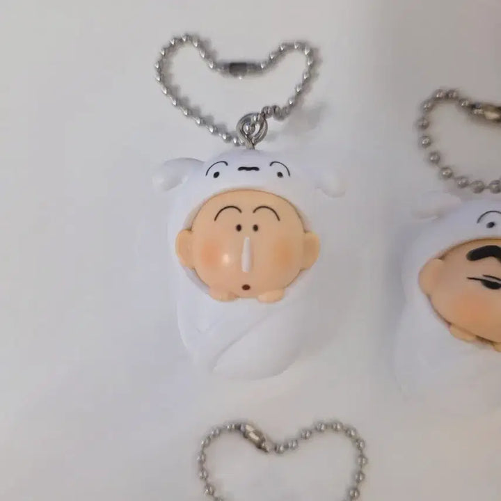 [BUNJANG] Crayon Shin-chan Okurumi White Shiro Dog Baby Carrier Gacha / 짱구 오쿠루미 화이트 흰둥이 포대기 5종 가챠