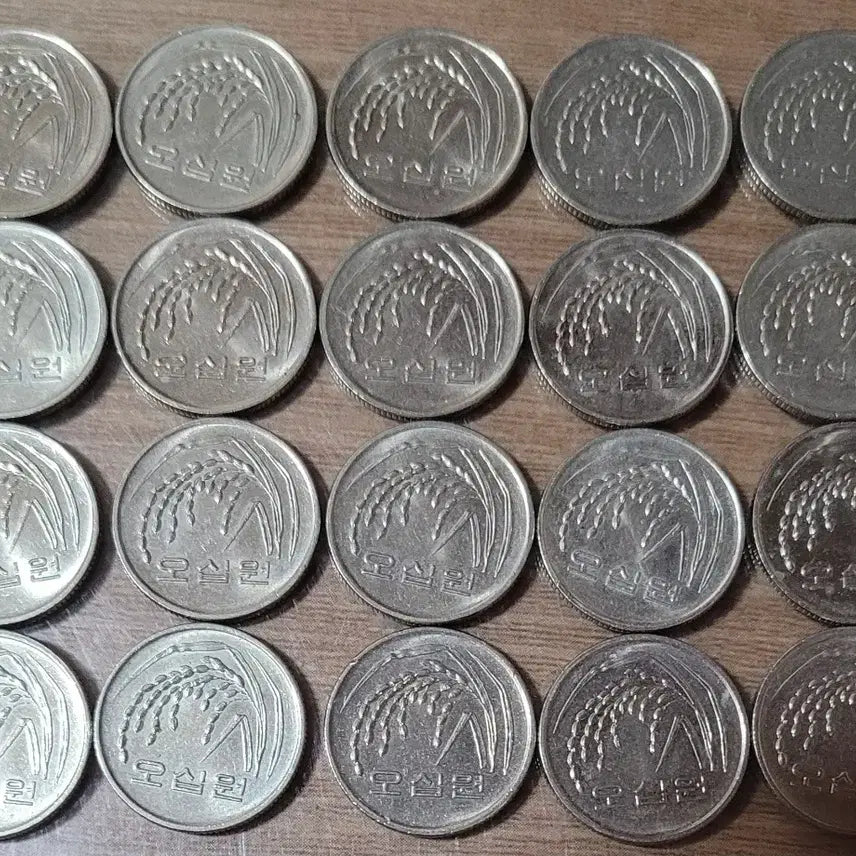 [BUNJANG] 1998 50 Won Coin (Used) - 20 pcs / 1998년 50원 동전 사용제