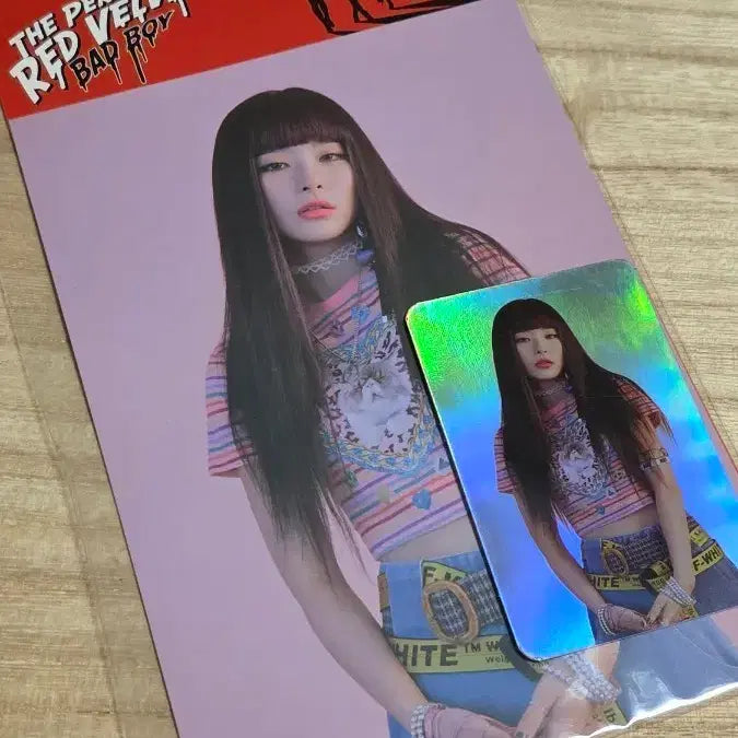 [BUNJANG] Seulgi Bad Boy Hologram Photocard / 슬기 배드보이 홀로그램 포카