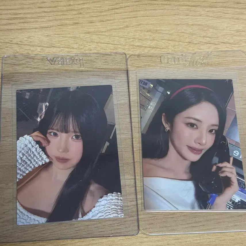 [BUNJANG] Fromis_9 Song Hayoung Park Jiwon Limited Edition Photocard Set / 송하영,박지원 테레카 100명한정카드 프로미스나인