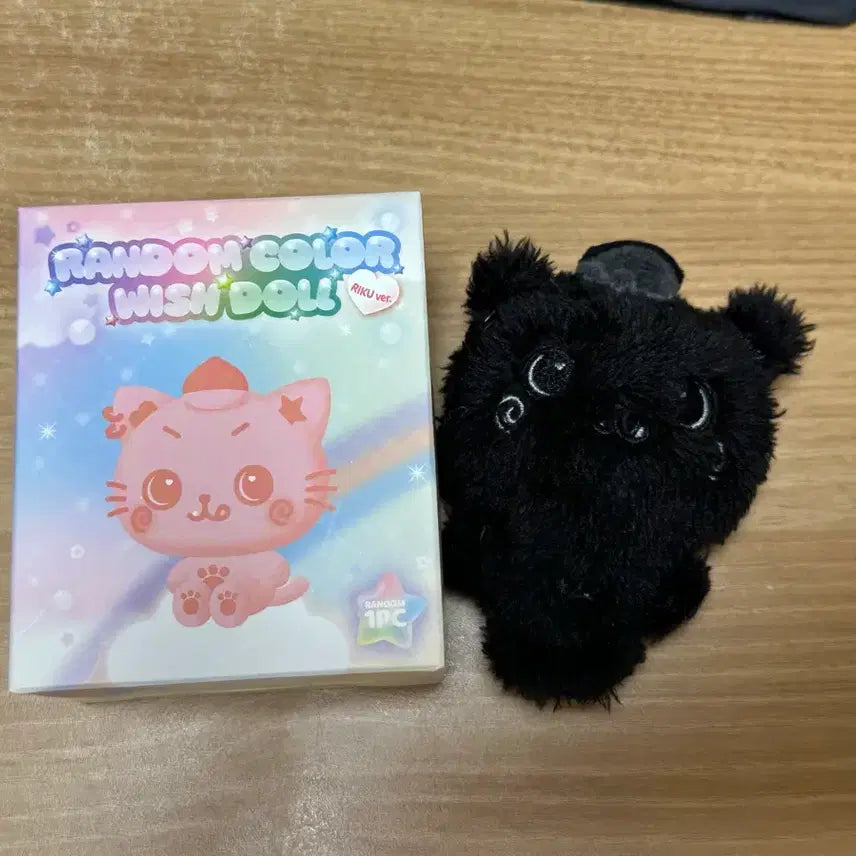 [BUNJANG] NCT Wish Color Pop-up Kuri Riku Black Wish Doll / 시크릿 쿠리 리쿠 엔시티 위시 컬러 팝업 랜덤 컬러 위시돌 검정 블랙 쿠리