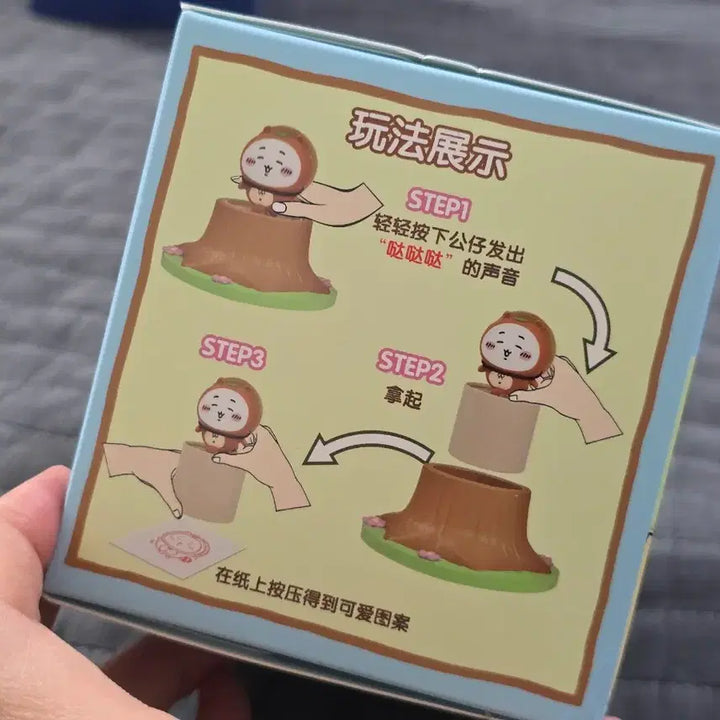 [BUNJANG] Chiikawa Forest Series Tanuki Stamp / 치이카와 숲속시리즈 너구리 스탬프