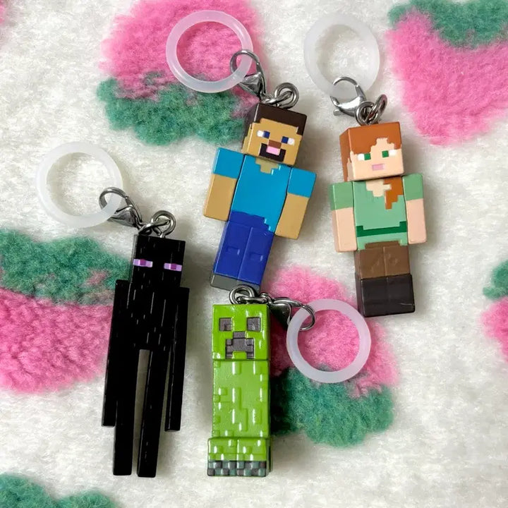 [BUNJANG] Minecraft Mark Majishiki Gacha Keyring Bundle Set / 일괄) 마인크래프트 마크 메지루시 가챠 키링 양도