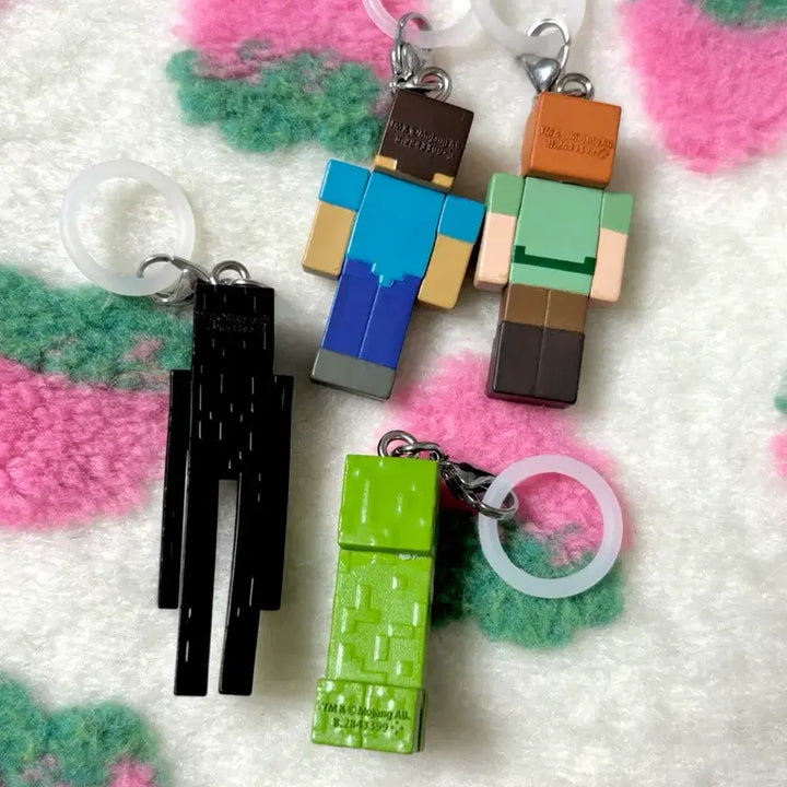 [BUNJANG] Minecraft Mark Majishiki Gacha Keyring Bundle Set / 일괄) 마인크래프트 마크 메지루시 가챠 키링 양도