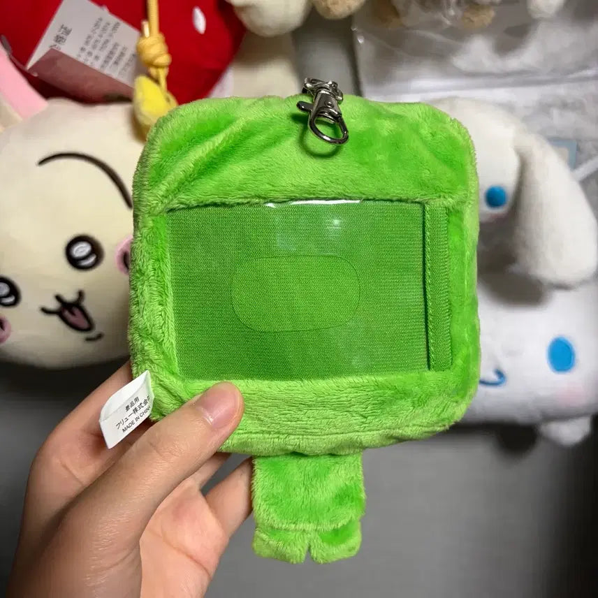 [BUNJANG] Minecraft Creeper Reel Pass Case Card Holder Keychain / (정품) 마인크래프트 크리퍼 릴패스 케이스 카드지갑 인형 키링