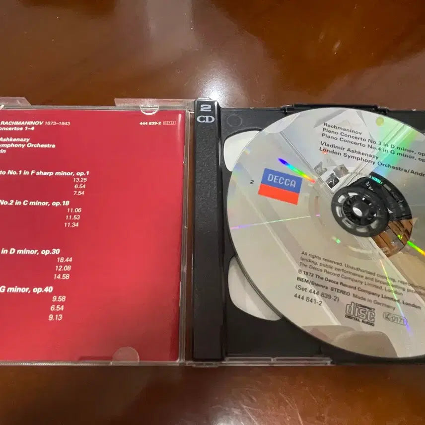 [BUNJANG] Rachmaninoff Piano Concertos Nos. 1-4 (2 CDs) / 라흐마니노프 피아노 협주곡 1-4번 CD 2장