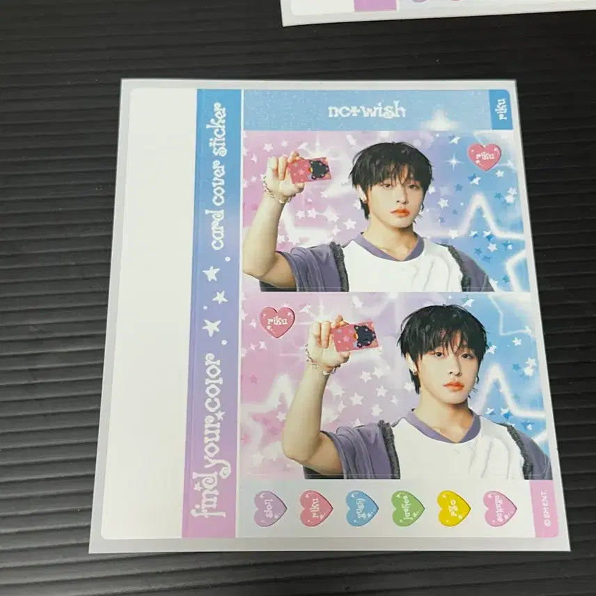 [BUNJANG] NCT WISH Color Popup Riku Card Sticker / 엔시티 위시 컬러 팝업 리쿠 카드스티커