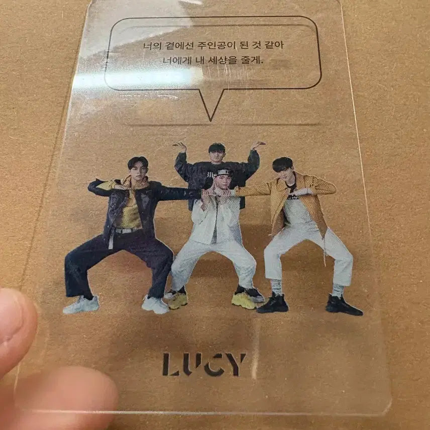 [BUNJANG] Lucy Transparent Photocard / 루시 투명 포토카드