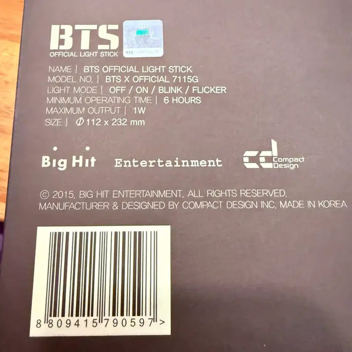[BUNJANG] BTS ARMY BOMB Lightstick / BTS 응원봉 아미밤 7115G