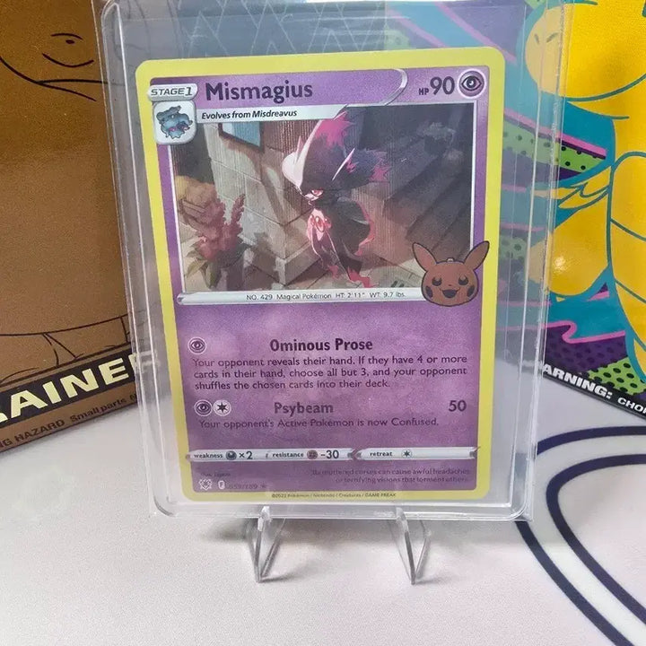 [BUNJANG] Pokemon Card Mismagius 059/189 English Trick or Trade Halloween Holo / 포켓몬카드 무우마직 059/189 영문판 트릭 오어 트레이드 할로윈 홀로