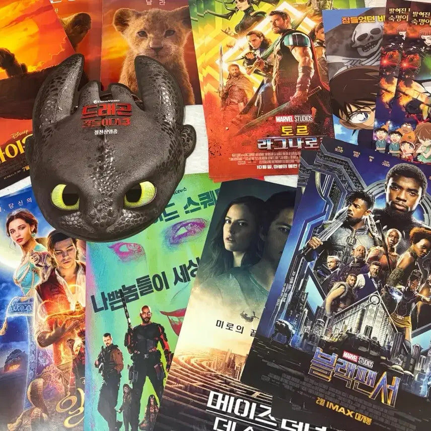 [BUNJANG] Movie Pamphlet Collection / [영화] A4 팜플렛 (마블|명탐정코난|디즈니|드림웍스|DC)