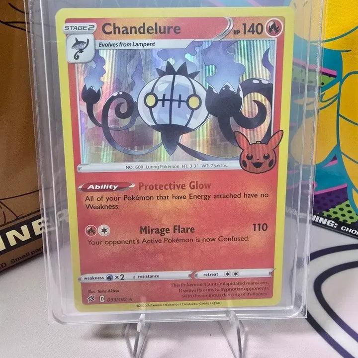 [BUNJANG] Pokemon TCG Chandelure 033/192 English Halloween Holo Trick or Trade / 포켓몬카드 샹델라 033/192 영문판 트릭 오어 트레이드 할로윈 홀로