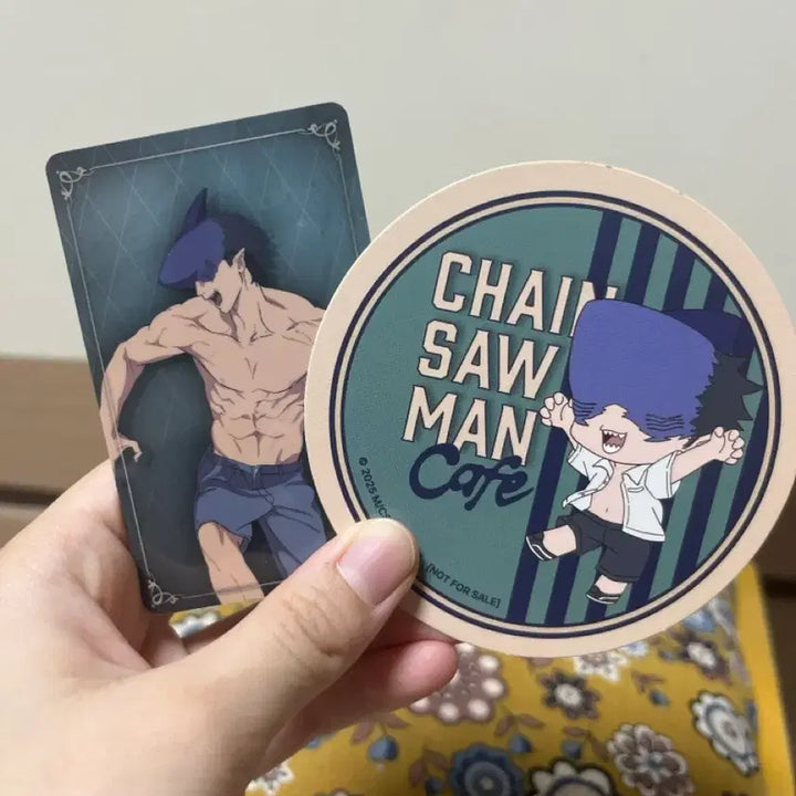 [BUNJANG] Chainsaw Man Beam Coaster and Photocard / 체인소맨 빔 코스터와 포토카드