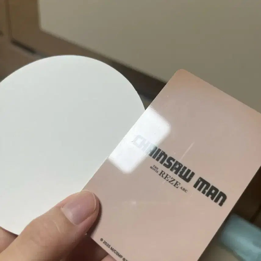 [BUNJANG] Chainsaw Man Beam Coaster and Photocard / 체인소맨 빔 코스터와 포토카드