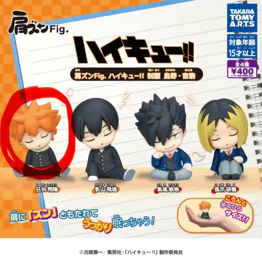 [BUNJANG] Haikyuu!! Hinata Shoyo "Onemutan" Gacha Figure Bundle (Sealed) / [미개봉] 하이큐 히나타 가챠 피규어 일괄 판매