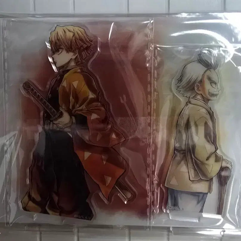 [BUNJANG] Demon Slayer Zenitsu &amp; Jigoro Acrylic Stand / [귀멸의 칼날/미개봉] 젠이츠 &amp; 지고로 아크릴