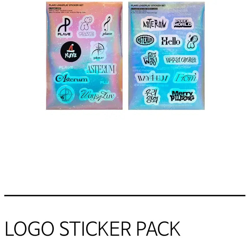 [BUNJANG] Pobbi Logo Sticker Pack (PlaYeB) / 플레이브 뿌 스티커팩 푸티비 로고 스티커 일괄 양도 새상품