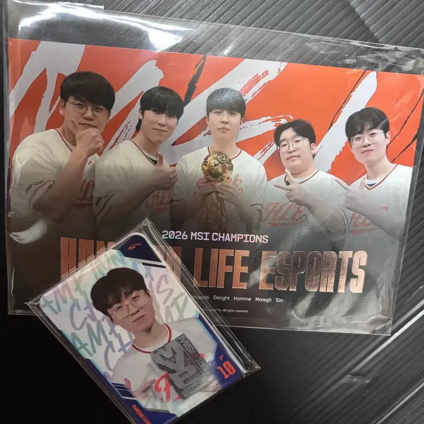 [BUNJANG] Monthly Photocard &amp; MSI Championship Poster / 7월 월간 포토카드 , MSI 우승 포스터