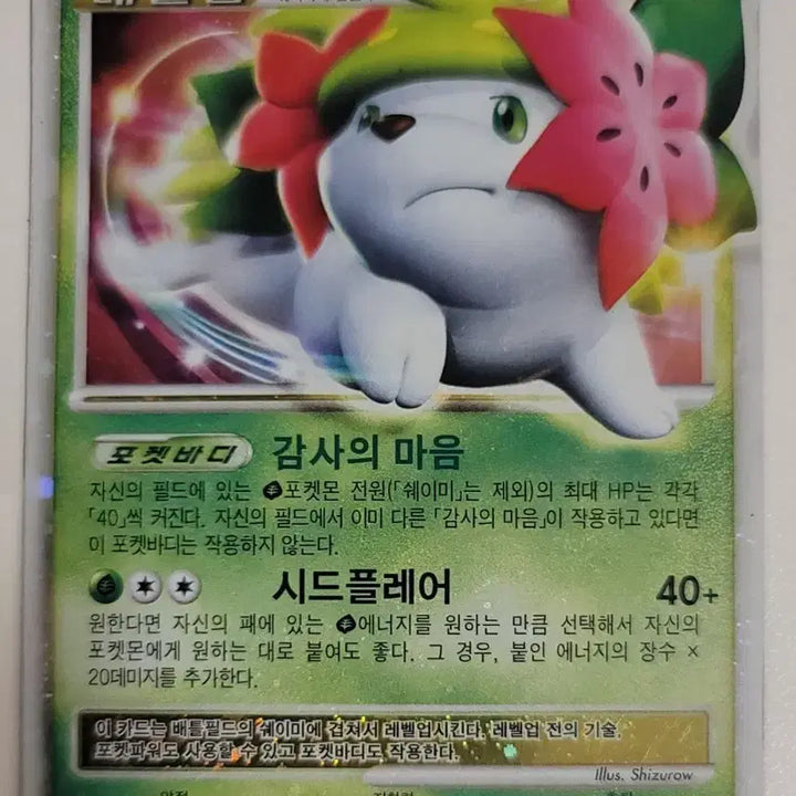 [BUNJANG] Pokemon Card Shaymin Lv.X Trade / 포켓몬카드 쉐이미 Lv.x 교환