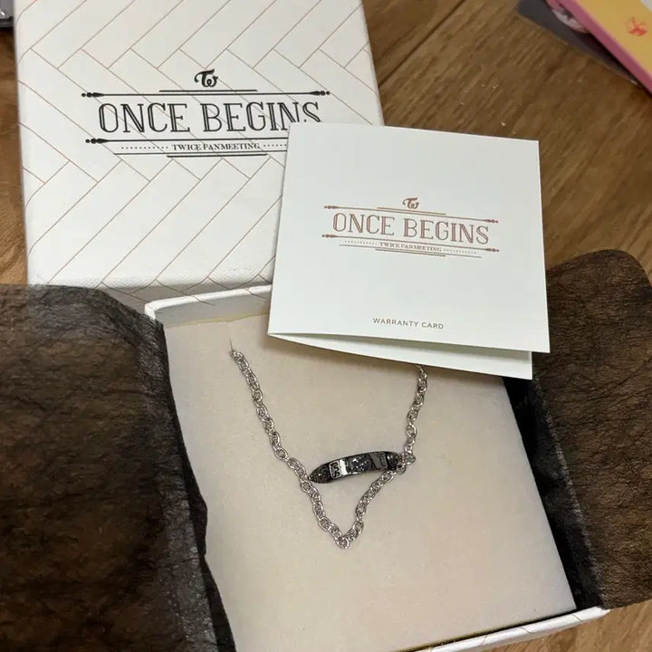 [BUNJANG] Twice ONCE BEGINS Ring Necklace / 트와이스 ONCE BEGINS 반지 목걸이