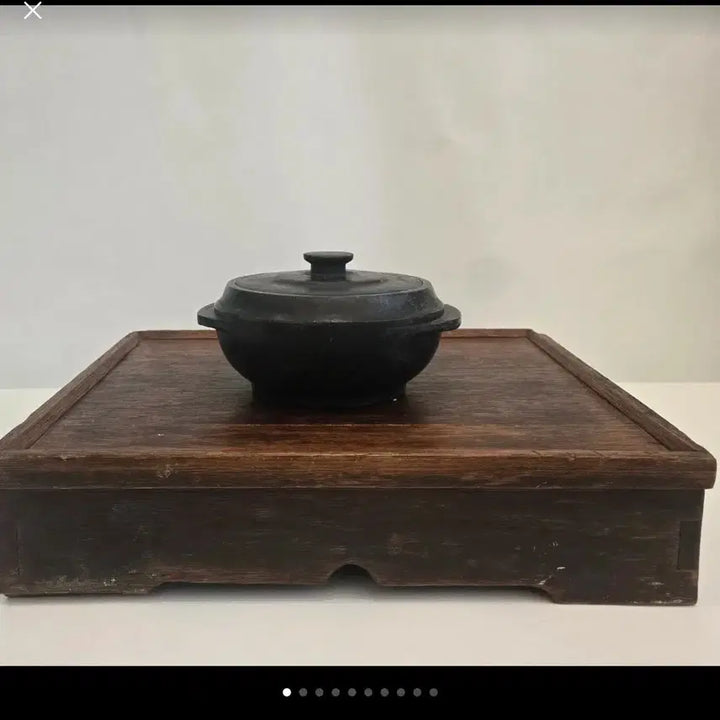 [BUNJANG] Antique Natural Soapstone Pot (Saeong) - 1-2 Person Cookware / 골동품] 옛날 천연 곱돌솥 [새옹/1^2인용 돌밥솥]