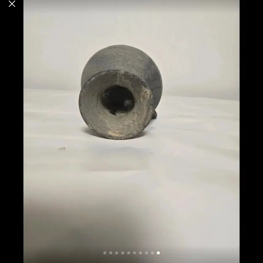 [BUNJANG] Antique Silla Dynasty Style Pottery Cup (Ship-shaped with Handle) / 골동품/삼국시대 양식 토기 잔 (파수부 배형토기)